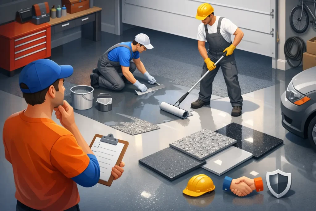 Choosing Garage Epoxy Flooring Contractors