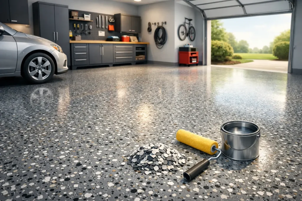Flake Epoxy Garage Floor: Is It Worth It?